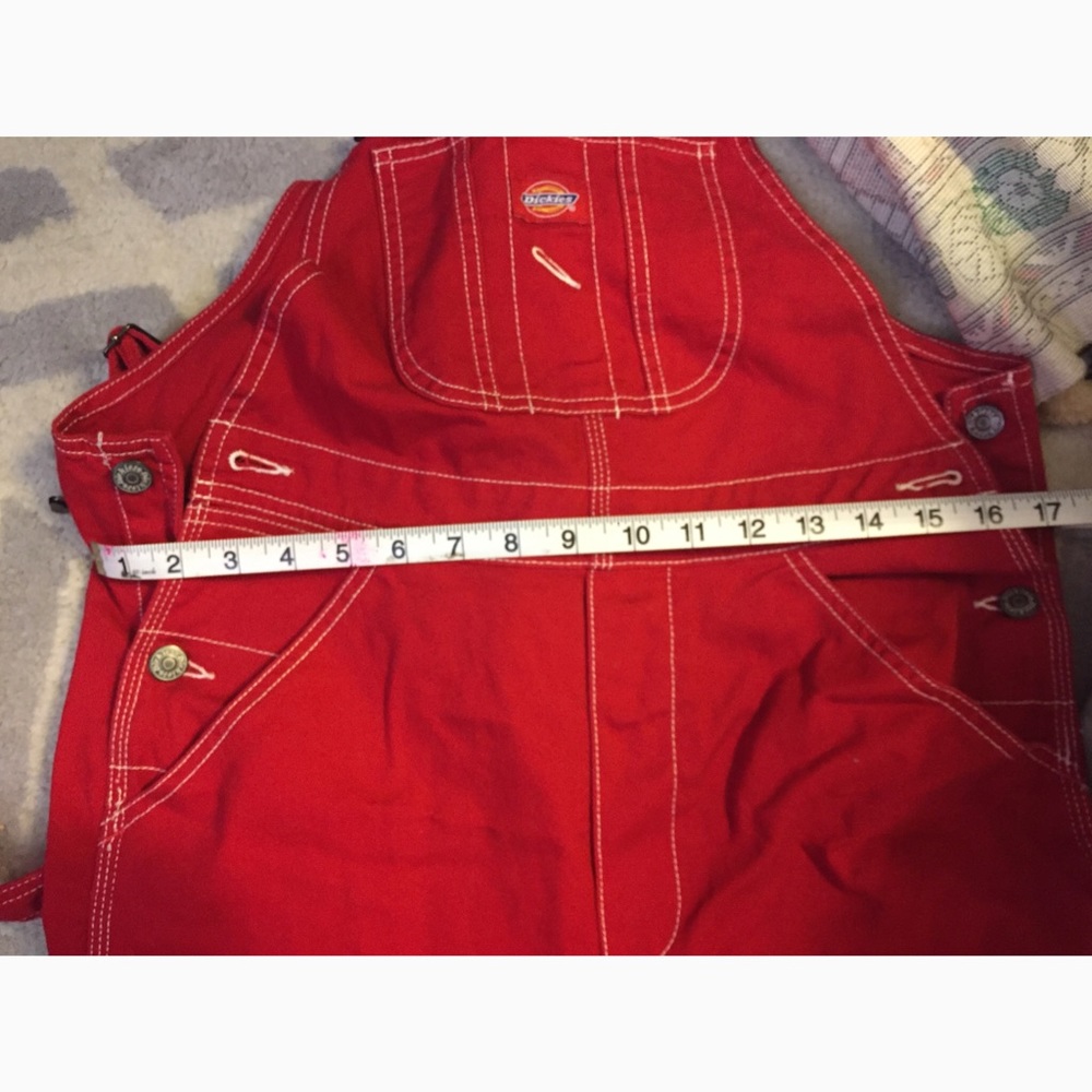 super cool red Dickies utility overalls - Picture 5 of 6